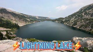 Lightning Lake Backcountry backpacking in Montana 2024