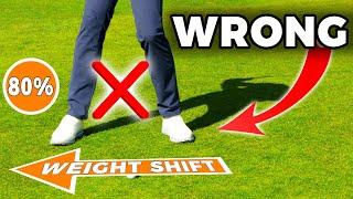 DO NOT Shift Your Weight In The GOLF SWING, DO This INSTEAD