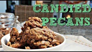 Easy Candied Pecans Recipe | Sweet Spiced Candied Pecans | Simply Mama Cooks