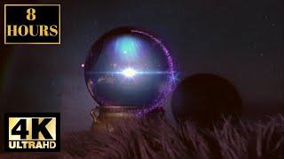 Magic Crystal Ball Healing With Relaxing Music Wallpaper Screensaver Background 4K 8 HOURS