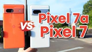 Google Pixel 7a vs Pixel 7 Super Deep Camera Comparison! 4K UHD Day and Night Skyline!