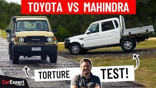 LandCruiser 70 Series v Mahindra Pik-up ultimate TORTURE test