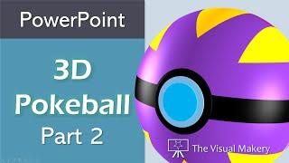 Adding Fun Custom Patterns to Your 3D Pokeball - PowerPoint Tricks