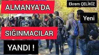 Almanya'da Sığınmacılar Yandı!