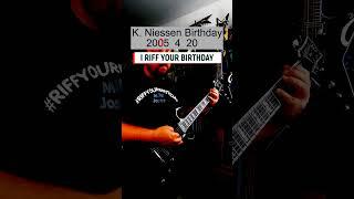 Riff Your Birthday - Thrash Metal Riffs Based On Your Birthday - Rock Guitar - Metal Guitar