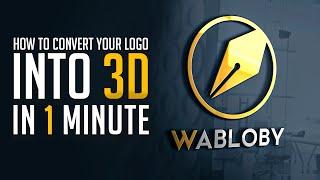 How to Make a 3D Logo in Adobe Photoshop CC 2020 - Photoshop Tutorial