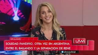 Soledad Fandiño entre el Bailando y la separación de Rene