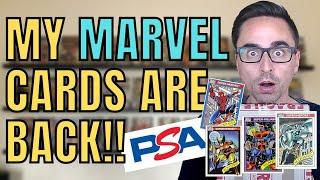 PSA Unboxing - MARVEL TRADING CARDS - Universe Series 1 & 2, What Grades Did I Get?!? Comic Cards