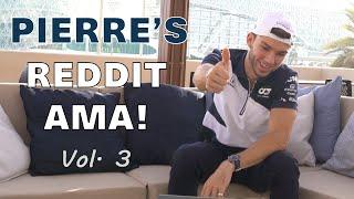 Pierre Gasly's Reddit AMA 2021! vol.3