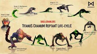 All Different Stages of a Skullcrawler's LIFE CYCLE - Egg to Titan