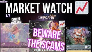 Disney Lorcana MARKET WATCH ( 1st Chapter Arrives In CHINA )- Ep. 137 Friday 1/3