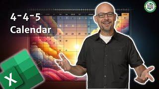 Excel How to Create a 445 Financial Calendar