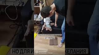Можно ли детям стоять на гвоздях#shorts