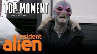 Alien vs Kid | Resident Alien | SYFY