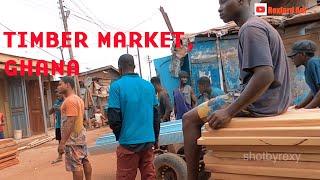 WALK: Sights and Sounds :Timber Market, Accra Central, Ghana. #Slums #accraslums #hussle #walk