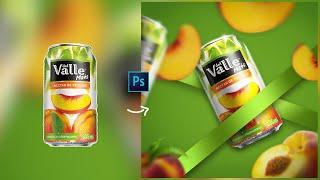 Bottle Product manipulation tutorial in Photoshop || #Speed art  #editing #7Hawk Graphic