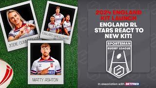 England Rugby League stars react to new kit!