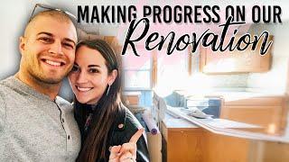 Making lots of progress on our home renovation! Watch all the details unfold here!!