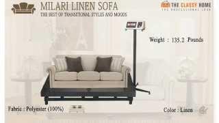 Milari Linen Sofa