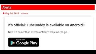 how to install & download tubebuddy on android