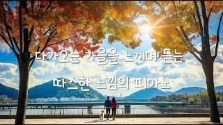 [10 Hours Piano] 병원에서 재생하기 좋은 가을을 느끼며 듣는 밝은 분위기의 잔잔한  피아노 연주곡/병원음악 매장음악 NEWAGE PIANO