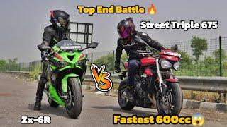 Kawasaki Zx6R Vs Triumph Street Triple 675 | Isko Harana Mushkil Hai