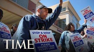 Thousands Of Stop & Shop Workers Strike Over Wages, Health Care | TIME