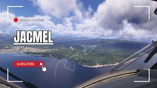 Landing in Jacmel Haïti | MTJA | Antoine-Simon Airport #fs2024 #rtx5090 #flightlanding #cockpit