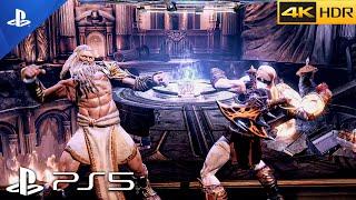 (PS5)Kratos vs Zeus Final Battle | ULTRA Graphics Gameplay [4K 60FPS HDR] God of War 3 Remastered