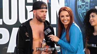 "IM ONE SEXY MOFO!" BILLY JOE SAUNDERS MAKES HOT HOST LAUGH DURING WEIGH IN