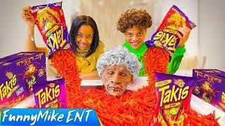 "The Angry Granny" Hot Takis Prank Ep.1 | FunnyMike