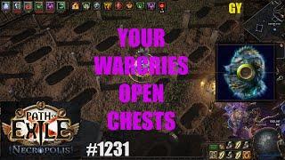 【Path of Exile 3.24】Your Warcries Open Chests Helmet in Necropolis League  - 1231