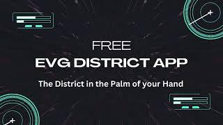 update 1EVG District app - phone tablet desktop - palm of hand