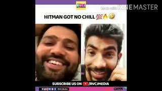 Rohit Sharma roasted Chahal and Pant on video call with Bumrah |funny video call |funny cricket