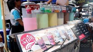 Thailand Street Food Fresh Milk 