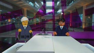 Lego Jon Snow & Krishnan Guru-Murthy on Lego, Greenpeace & Shell | Channel 4 News