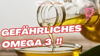 VORSICHT bei OMEGA 3 !! Das solltest Du beachten bei der Einnahme