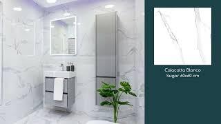 Tile Showcase: Calacatta Blanco Sugar Tile 60x60 cm I Tiles DIY