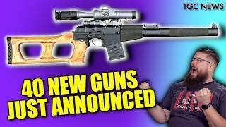 WOW! 40 NEW GUNS JUST MADE PUBLIC!