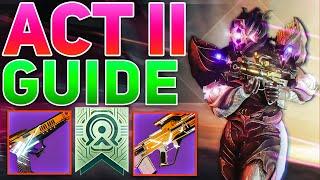 Complete Echoes ACT 2 Guide (Red Borders, New Weapons, Expert Battlegrounds) | Destiny 2