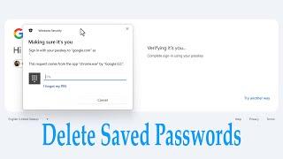 How to Delete Saved Passkeys in Windows 11 | Remove Saved Passwords