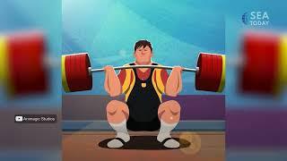 German Weightlifter Matthias Steiner Wins Gold In 2008 Olympics