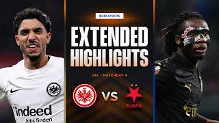 Eintracht Frankfurt vs. Slavia Praha: Extended Highlights | UEL League Phase MD 4 | CBS Sports