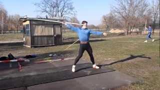 Oleksandr Pyatnytsya javelin standing throw 65m 800gr