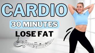 30 Min DANCE CARDIO AEROBICS WORKOUTNo JumpingNo SquatsEasy Exercises To Lose Fat