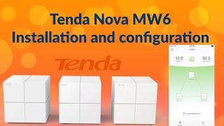 Tenda Nova MW6 Mesh WiFi | Setup and base configuration walkthrough