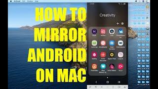 How to Mirror Android Screen to the Mac for Free