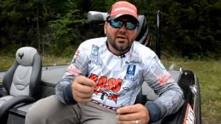 How Greg Hackney caught his bass fishing at the Dardanelle Elite Series event