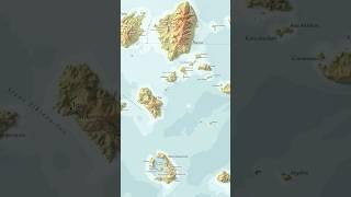 My finished map of Cyclades  #cartography #mapart #aegeansea #cyclades #visitgreece #travel #qgis