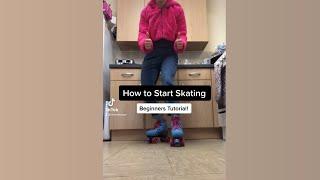HOW TO START SKATING - Beginners Tutorial  Very Basic Guide to get you rolling and moving on skates